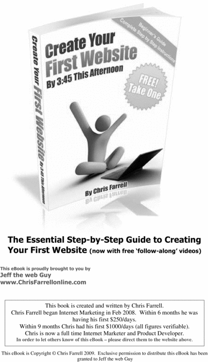 Product picture How to Creat your first Website